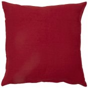 Röd linnekudde från Holmen - 50x50 cm
