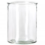 Glasburk som används som lykta eller vas - 14 x 18,5 cm hög
