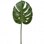 konstväxt monstera blad grön - 60 cm