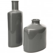 Grå vaser i keramik - 35 eller 21 cm hög
