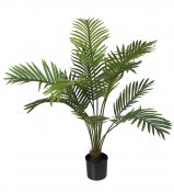 Palm konstgjord krukväxt i grönt - 80 cm hög