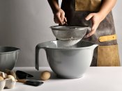 Skål Basis Melamin Grå Med Handtag - Modern House - Grå 2,5L