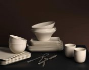 Bestick 48 Delar - Edda - Borstad Stål - Modern House