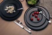 Assiett Black Satin - Svart