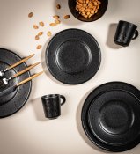 Mugg Black Satin S - Svart 25cl