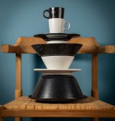 Mugg Black Satin S - Svart 25cl