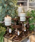 Ljusstake Blockljus Minsk Koppar S - Ø11X15 cm