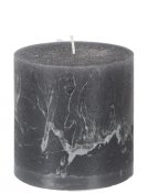 Mörkgrå blocklju, grå rustik 7,5 cm