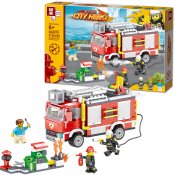 Lego Brandbil, stegbil - Kompatibla byggklossar - Zhegao City Heroes QL0219