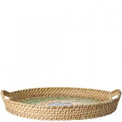 Bricka Sunny - Natur Grön - Ø43cm