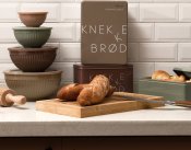 Lundi Brödbox Svart - Järn Bambu - 35x22x13 cm