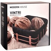Brödkorg Vintri Svart Koppar - Modern House 19x19 cm