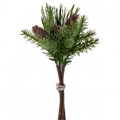 Bukett med tall, en och kottar - Juldekoration med konstgjorda barrträd - 20 cm från Mr Plant