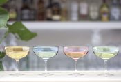 Champagneglas Magnor Happy - Grön Ø11xH12cm