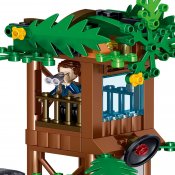 Dinosaurieflykt med Transport och Vakttorn - Dinosaur World - Kompatibla Byggklossar 582 bitar