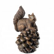 Ekorre eller Fågel Dekoration - 10.5cm - Välj Variant
