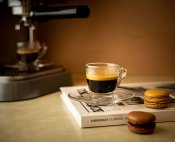 2-Pack Espressokopp Med Fat - Kenya Glas 6,5cl