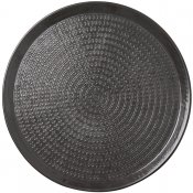 Eldorado svart-brunt Ljusfat, dekorationsfat - 50 cm Rund -  från affari