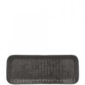 Eldorado svart-brunt avlångt Ljusfat, dekorationsfat - 40x16 cm -  från affari