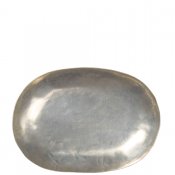 Fat Lyra Oval M - Silver 29x20x3cm