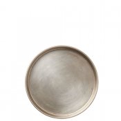 Fat Lyra Rund S - Silver 11 cm