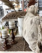 Löpare Fernando - Brun Natur 140x40 cm