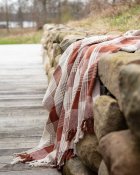 Filt Anna - Rost Elfenben - 150x125 cm