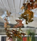 Girlang Höstlöv - Grön Orange 180 cm