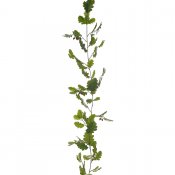 Ek girlang 180 cm - Gröna blad och bruna ekollon - Mr Plant