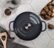 Gjutjärnsgryta Sabor Basic 4,2L - Grå  Ø25CM