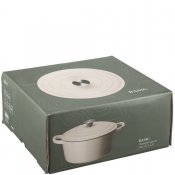 Gjutjärnsgryta Sabor Basic 4,2L - Vit  Ø25CM