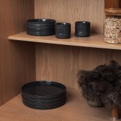 Servisen C Assiett Antracite 4-Pack - Vargen & Thor