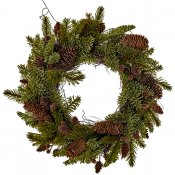 Grankrans med kottar - ca 40 cm stor från mr Plant