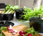 Gjutjärnsgryta Sabor 4,4L - Svart  Ø24CM