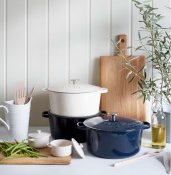 Gjutjärnsgryta Sabor 6,7L - Svart  Ø28CM