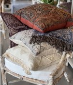 Kudde Sandvik Roströd - 50x50 Inkl.Innerkudde Fjädrar