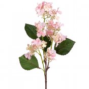Rosa hortensia konstblomma - 60 cm hög