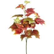 Kvist med höstlöv röda, orange, gul och grön - 3 grenar 55 cm