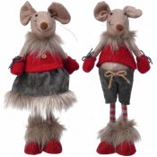 Jul-Mus Hedvig Tjej - Dekoration Figur - H33cm Holmen Design