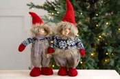 Jultroll Nisse - Röd Brun - 43cm