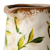 Kanna Lemona S - Vit Grön Gul - H18 cm