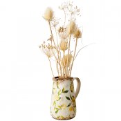 Kanna Lemona S - Vit Grön Gul - H18 cm