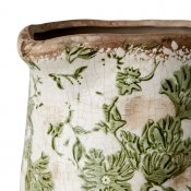 Kanna Victoria M - Vit Grön - H23 cm