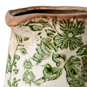 Kanna Victoria S - Vit Grön - H18 cm