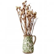 Kanna Victoria S - Vit Grön - H18 cm