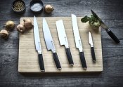 Hackare Kökskniv Brusletto - Blad 16cm - Stål och Komposit