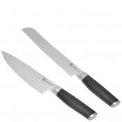 Knivset Brusletto 2 Knivar brödkniv och kockkniv i set i Stål och komposit