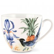Kaffekopp, kopp Florytale med fågel, växter och blommor från Magnor - 30cl