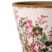 Kruka Spring Antik - Grön Rosa - Ø13xH11cm