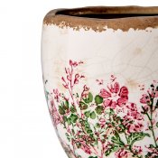 Kruka Spring Antik - Grön Rosa - Ø14xH14cm